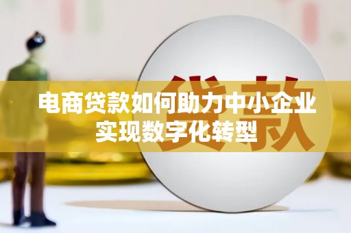 白云鄂博矿区电商贷款如何助力中小企业实现数字化转型