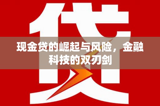 白云鄂博矿区现金贷的崛起与风险，金融科技的双刃剑