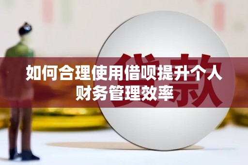 白云鄂博矿区如何合理使用借呗提升个人财务管理效率