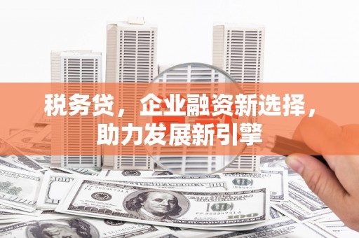 白云鄂博矿区税务贷，企业融资新选择，助力发展新引擎