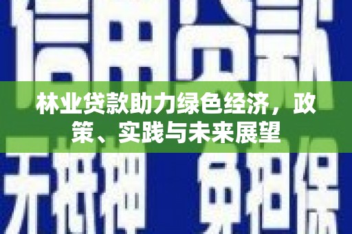 白云鄂博矿区林业贷款助力绿色经济，政策、实践与未来展望