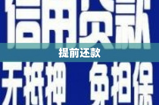 白云鄂博矿区提前还款